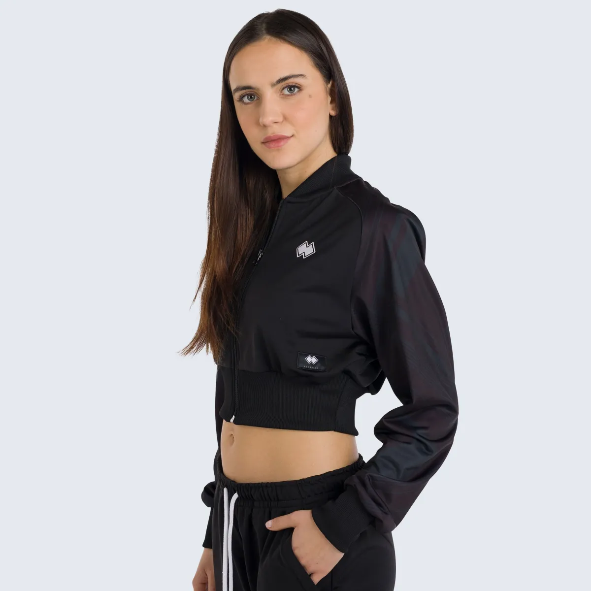 Erreà GFX FW24/25 CROP FULL ZIP 015 WOMAN AD*Women Tracksuits | Sweatshirts
